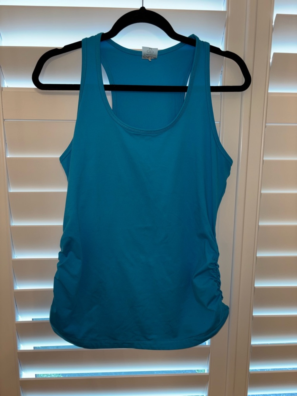 CALIA by Carrie Underwood Bright Turquoise Scoop Neck Tank